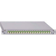 Rutenbeck - Patchpanel LWL Spleissbox gr GradeB 228030412 12xLC-D OS2 APC grün