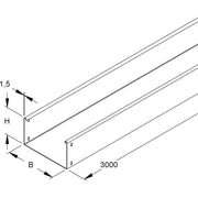 Niedax - Kabelrinne RSU 110.300 m.Verbinder − 3 Meter