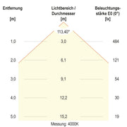 EVN Lichttechnik - Decken-/Wandleuchte LED-Anbaupanel ADQ170125 dimmbar