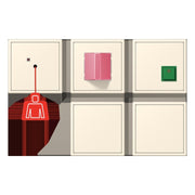 Jung - Behindertenelement für Installationsschalterprogramme Notrufset mit USV NRS LC 0834-2 245