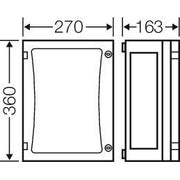 Hensel - Leergehäuse FP 0210 EB-Mass216x306x136mm