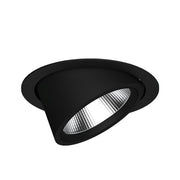 LTS Licht&Leuchten - Downlight/Strahler/Flutlicht Einbaustrahler CSA-R 512.M.FL sw schwarz