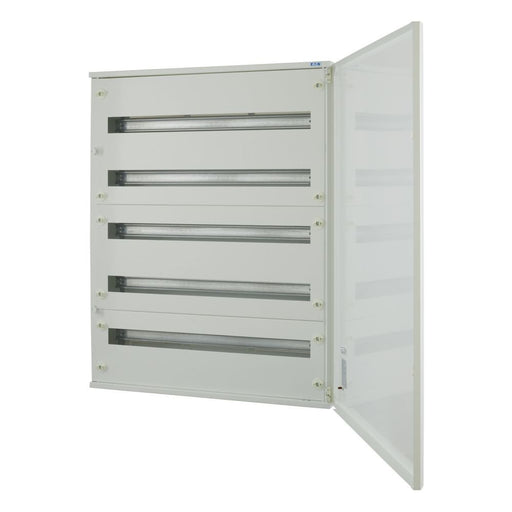 Eaton - Installationskleinverteiler Oberputz Flachverteiler BF-O-5/165-A komplett 5 Rei. Weiß