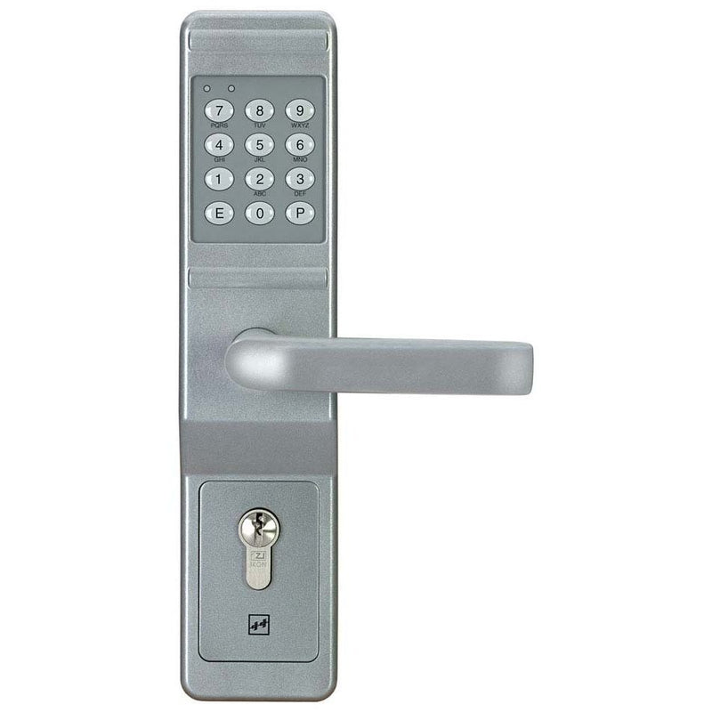 Assa Abloy effeff - Zutrittskontrollsystem Codeschloßaufsatz 495108----91B86 silbermetallic