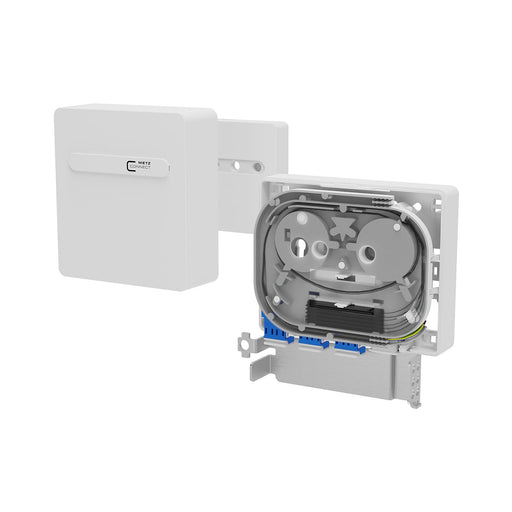 Metz Connect - Kommunikationsanschlussdose LWL Anschlussbox splice 1501597R03HC 3xLC-D UPC OS2