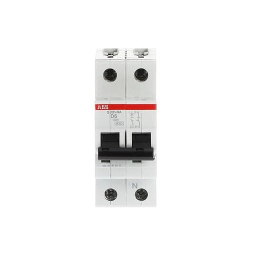 ABB Stotz S&J - Leitungsschutzschalter Sicherungsautomat S201-D6NA 6 kA, 6 A, 1P+NA