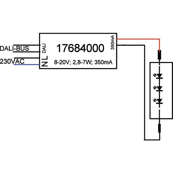 Brumberg Leuchten - LED-Betriebsgerät LED-Konverter 350 mA 17684020 2,8-7 W, DALI