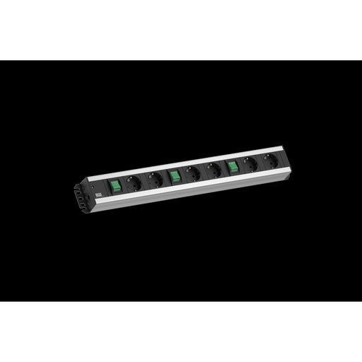 Bachmann - Mehrfachsteckdose Handwerkerleiste 6fach 300.050 3xSchalter, 2m Zul