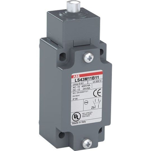 ABB Stotz S&J - Einzelpositionsschalter Standard-Positionsschalter LS43M11B11 Metall-Gehäuse IP66