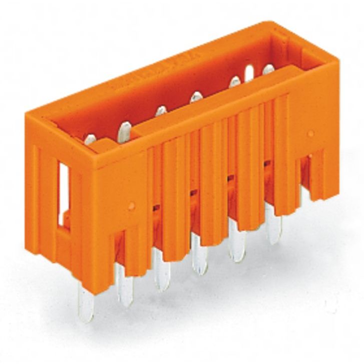 WAGO - Leiterplattensteckverbinder THT-Stiftleiste Lötstift 734-238 1,0x1,0,gerade,or − 100 Stück