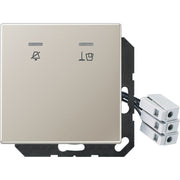 Jung - Abdeckung/Bedienelement für Installationsschalterprogramme Hotelabdeckung ES CU KO5 M 230 mit LED-Einheit 230V