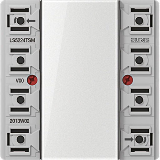 Jung - Taster Tastsensor-Modul 2fach LS 5224 TSM AC/DC24V 2-k. 4Sp