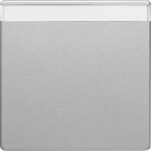 Berker - Abdeckung/Bedienelement für Installationsschalterprogramme Wippe alu/lack 16266084 mit BSF