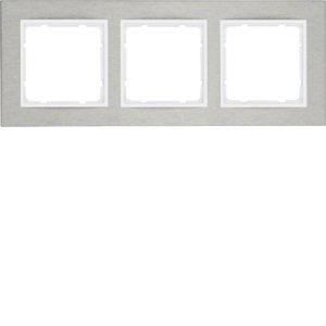 Berker - Abdeckrahmen Rahmen Eds/pows 10233609 3fach waagerecht