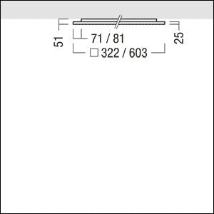 Zumtobel Group - Decken - /Wandleuchte LED - Anbauleuchte LF3 A 1600 #42933715 840