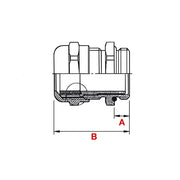 Plica - Kabelverschraubung 934283542 PG42 (27-40) − 5 Stück