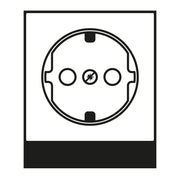 Jung - Abdeckung/Bedienelement für Installationsschalterprogramme Abdeckung A 1520 KIPL WWM schneeweiß matt
