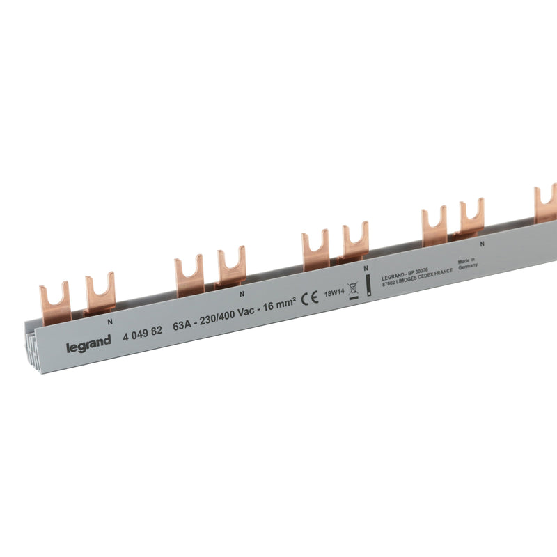Legrand - Phasenschiene Gabelkammschiene Legrand 404982 1 m, 16 qmm