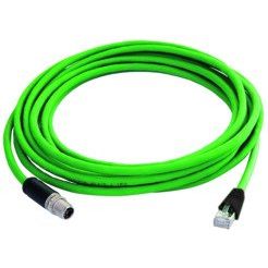 Telegärtner - Konfektionierte Leitung für steckbare Gebäudeinstallation STX M12x1-RJ45 VL X-kod. 100017248 Cat.6A SFTP-A0750