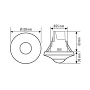 ESYLUX - Bussystem-Bewegungsmelder Decken-Präsenzmelder PD-C 360 #EP10428142