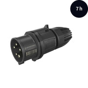 Walther Werke - CEE-Stecker (IEC 60309) CEE NEO Phasenwender FW211507PH 16A 5P 7h IP54 − 5 Stück