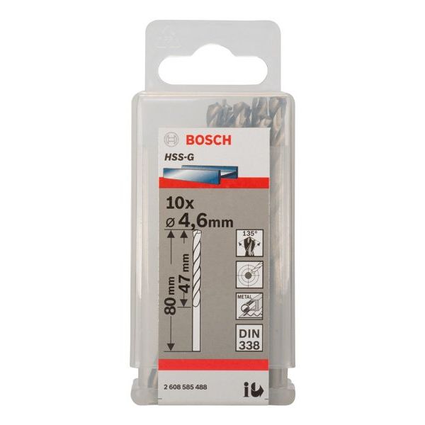 Bosch - Bohrer PRO Metal HSS-G 2608585488 Spiralbohrer 4,6 x