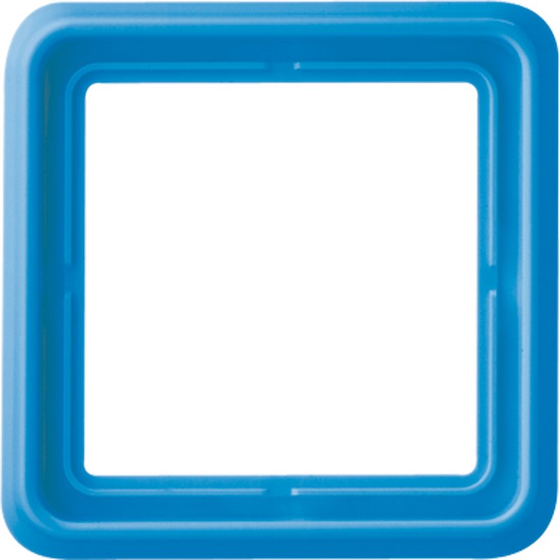 Jung - Abdeckrahmen Rahmen 1-fach bl CD 581 GL BL waage/senkrecht