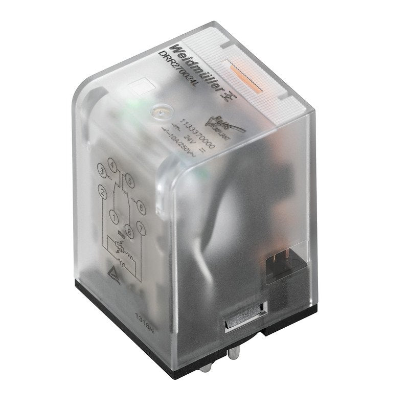 Weidmüller - Schaltrelais Industrierelais 110V DC DRR273110L 2 Wechsler (AgSnO) − 10 Stück