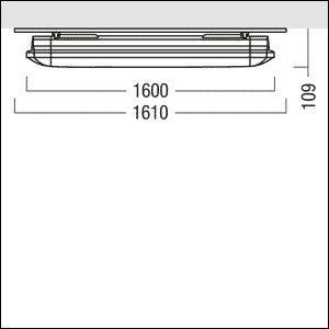 Zumtobel Group - Decken - /Wandleuchte LED - Feuchtraumleuchte AMP L BAS  #42930420 4000K