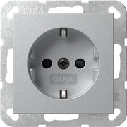 Gira - Steckdose SCHUKO-Steckd. SH o.Kr.SRK 438326 F Alu