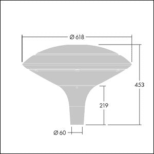 Thorn - Straßen- und Platzleuchte LED-Leuchtenkopf PLI D 24L #96668626 4000K