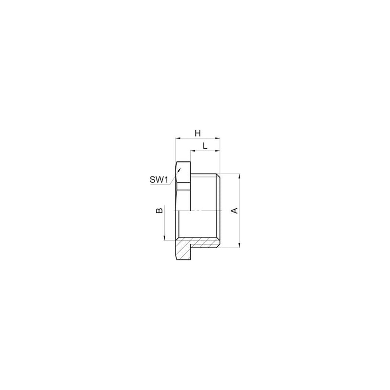 Jacob - Erweiterungs-/Reduzierring Ex-Reduktion GHG9601946R0072 M25x1,5 − 20 Stück