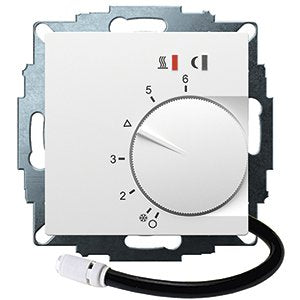 Eberle Controls - Raumthermostat/Uhrenthermostat UP-Raumregler 10-40CAC230V UTE2800-F-RAL9016M55 16A, 1 Schließer
