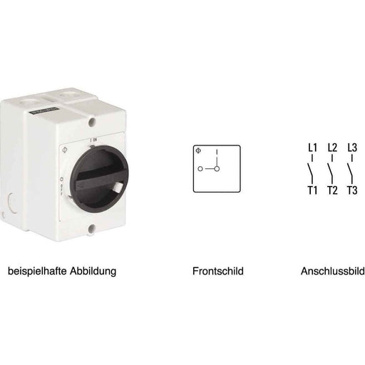 Kraus&Naimer - Lastschalter Reparaturschalter KG64 T103/33 KL11V 63A,18,5KW,3pol