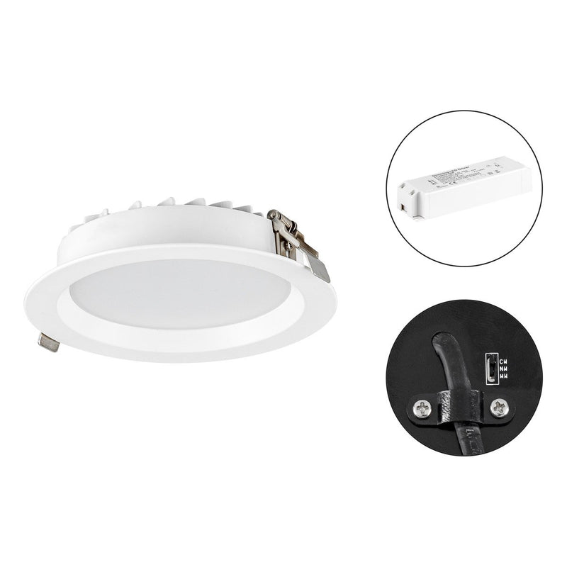 EVN Lichttechnik - Downlight/Strahler/Flutlicht LED-Downlight IP54 LD54250125 DALI, IP54