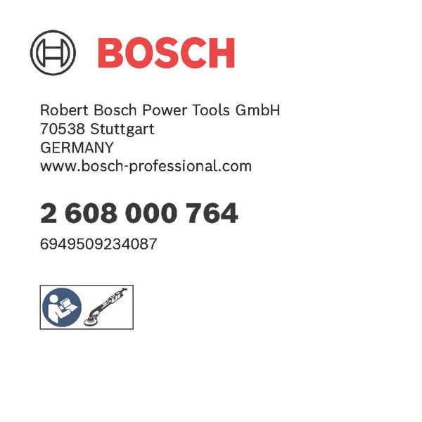 Bosch - Stützteller für Schleifwerkzeug Stützteller, 2608000764 mittel, 215 mm