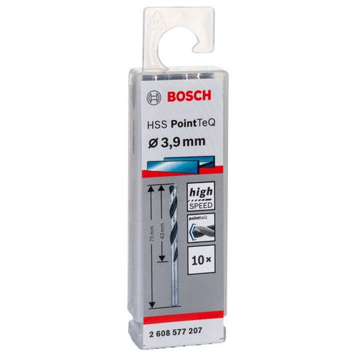 Bosch - Bohrer Metallspiralbohrer HSS 2608577207 PointTeQ DIN 338 3,9