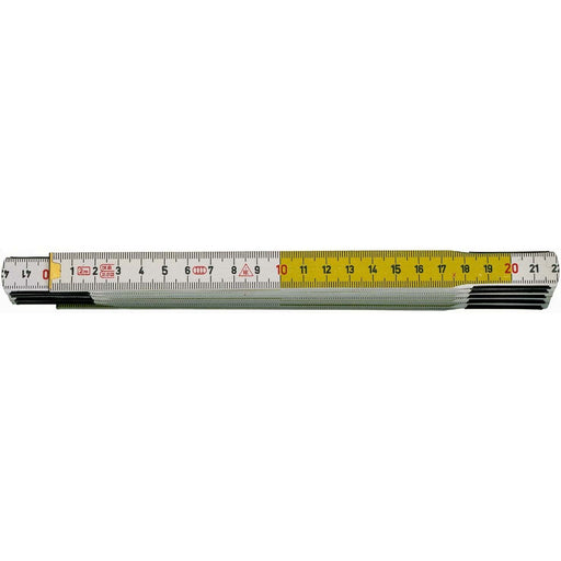 Hultafors - Gliedermaßstab Gliedermassstab T59-2-10W/G ws/ge,rote Dezimalen − 10 Stück