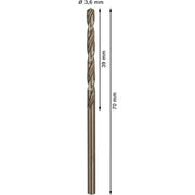 Bosch - Bohrer PRO Stainless Steel HSS-Co 2608588090 Spiralbohrer 3,6 x
