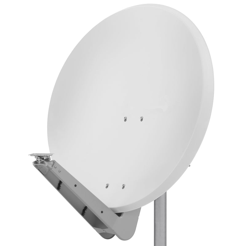 Kathrein - Satellitenantenne Offset-Parabolantenne CAS 90ws/HD neutral 90cm weiss HD