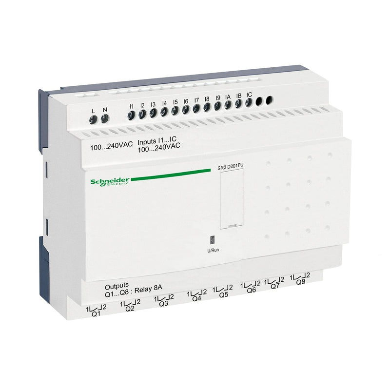 Schneider Electric - Logikmodul Zelio Logic SR2-D201FU 20 E/A 240VAC
