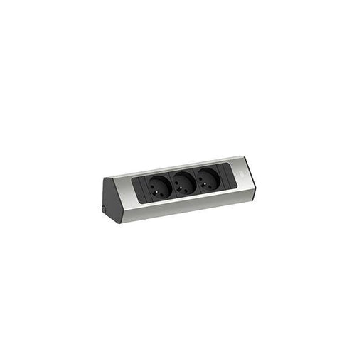 Bachmann - Mehrfachsteckdose CASIA Steckdosenleiste 2m 932.001 Edelstahl-Optik