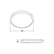 Brumberg Leuchten - Decken-/Wandleuchte LED-Wand-u.Deckenleuchte 10029183 CCT