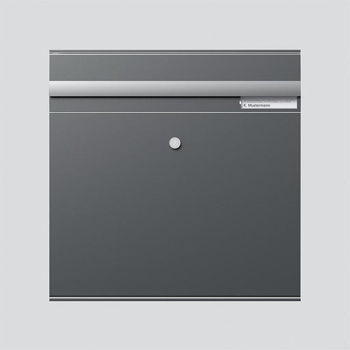 Siedle&Söhne - Montageelement für Türstation Briefkasten-Modul BKM 611-4/4-0 DG dgr/gli m.Einwurfk