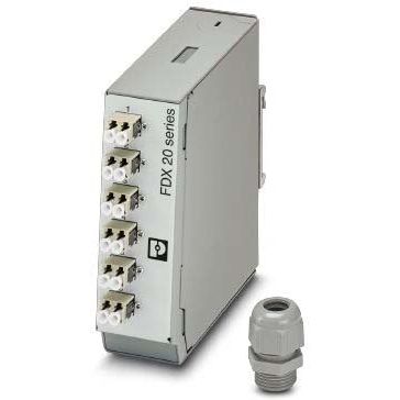 Phoenix Contact - System-Patchpanel LWL Spleißbox 6xLC-D FOCFDX20PPLCD6OM4PT9 OM4 − 1 Stück