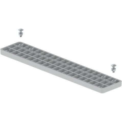 Unex - Verbinder für Kabeltragsystem Bodenverbinder grau 66830-48 600 U48X RAL7038 − 6 Stück