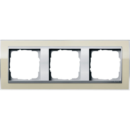 Gira - Abdeckrahmen 3fach 0213776 klar sand