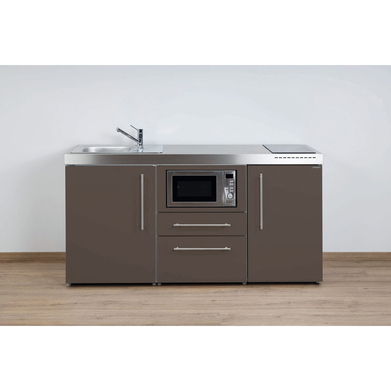 Stengel - Mini-Küche Miniküche Premiumline MPMMM170KSMWGKFreBlS Mokka metallic