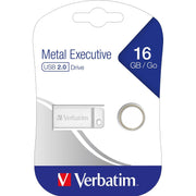 Verbatim - Speichermedium digital USB-Stick 16GB 2.0 98748 si Metal Executive