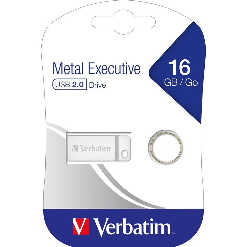 Verbatim - Speichermedium digital USB-Stick 16GB 2.0 98748 si Metal Executive